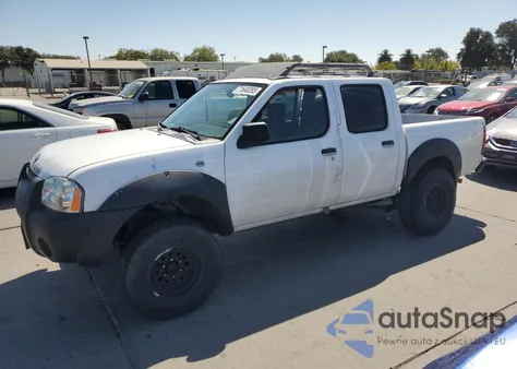 2001 Nissan Frontier Crew Cab Xe из США, поврежденный, VIN 1N6ED27T21C327101